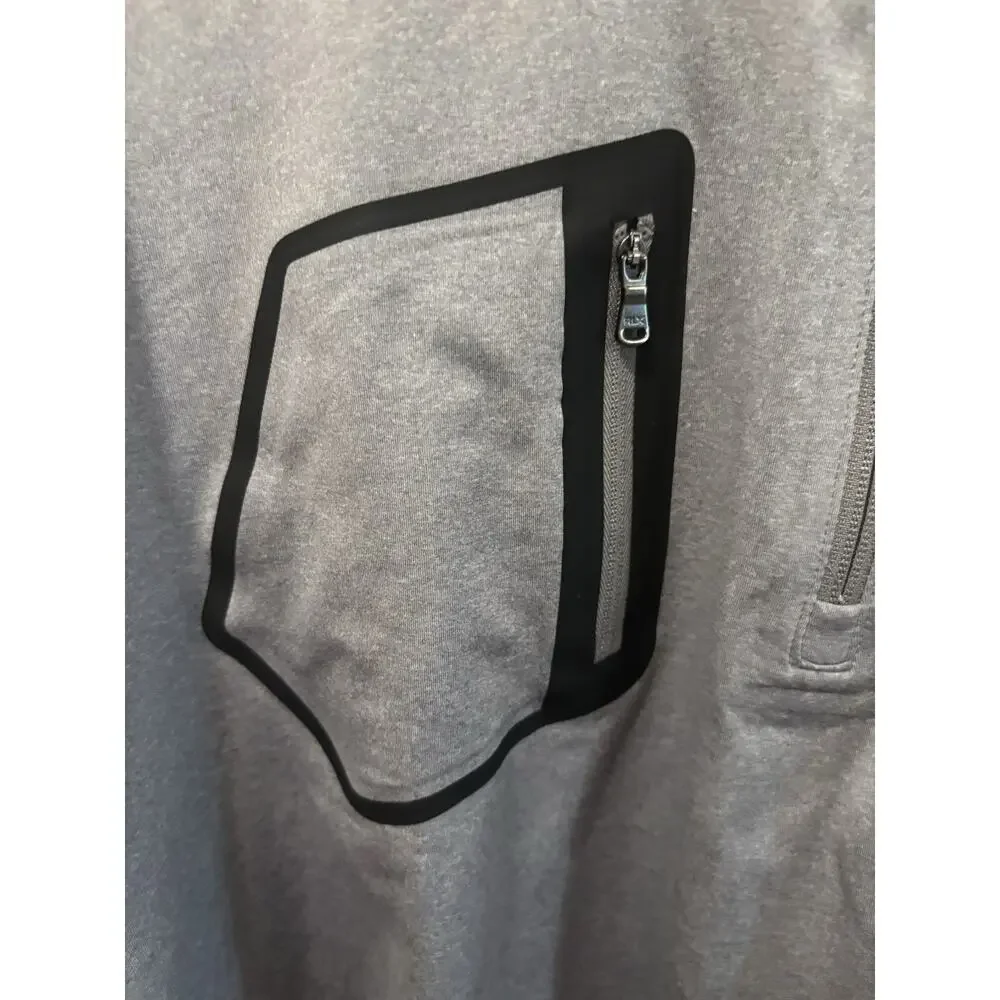 RLX Ralph Lauren XXL Gray Quarter‎ Zip Pullover Whistling Straits PGA Champ 2015